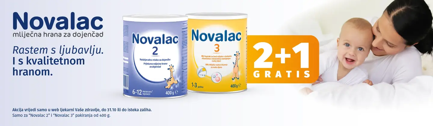 Novalac 2 i Novalac 3, pakiranja od 400g