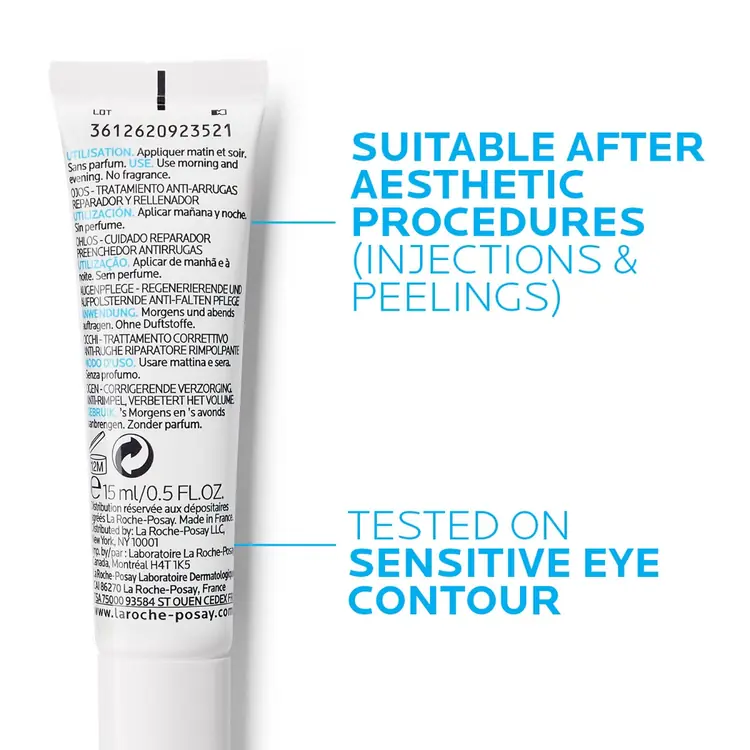 La Roche-Posay Hyalu B5, krema za oči protiv bora, 15 ml