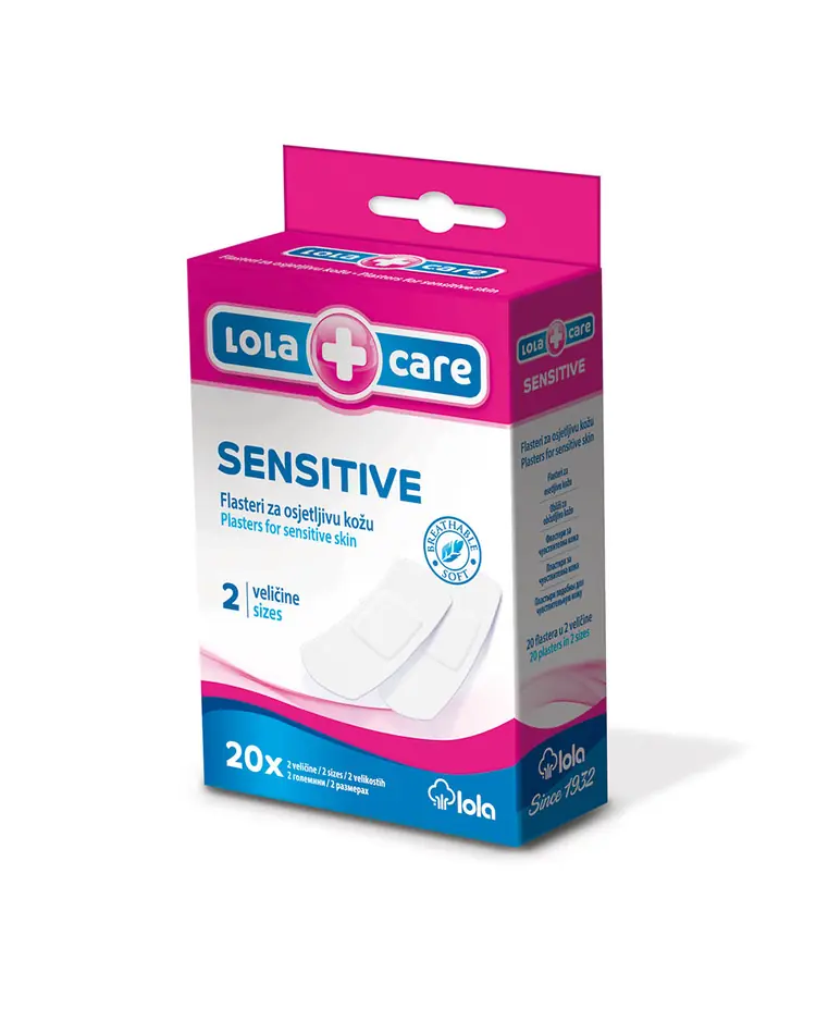 Lola Care sensitive flaster 20 kom  2 veličine