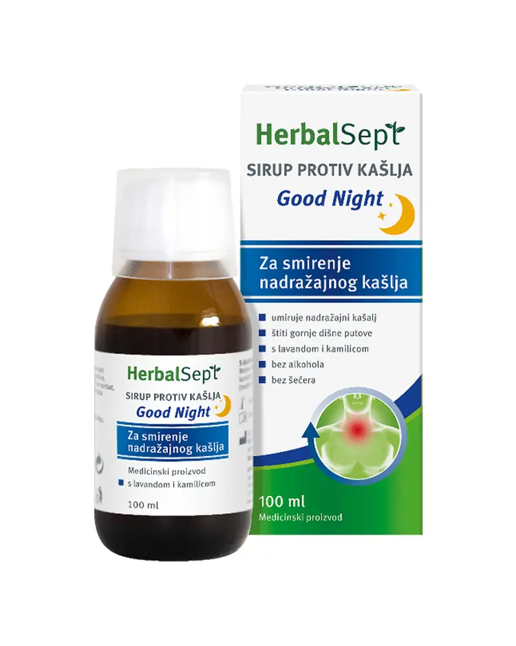 Herbalsept sirup protiv kašlja Good Night