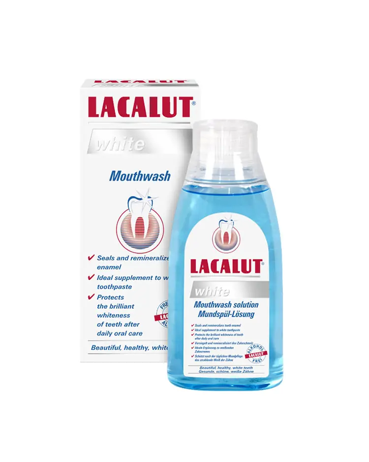 Lacalut White otopina za ispiranje usta 300 ml bočica