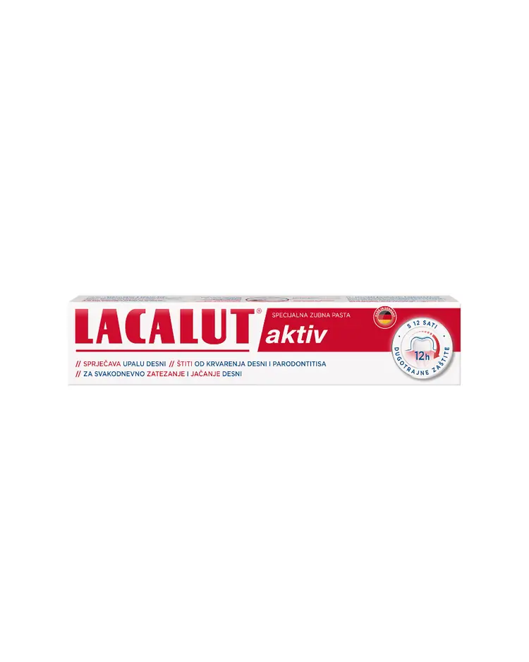 Lacalut Aktiv zubna pasta 75 ml tuba