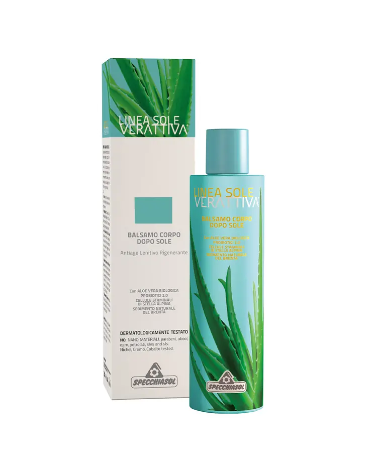 Specchiasol Verativa sole balzam za tijelo nakon sunčanja 200 ml bočica