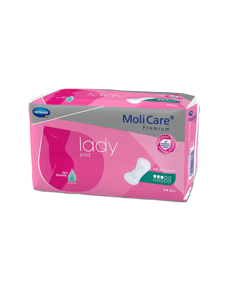 Anatomski ulošci MoliCare Lady Pad, veličina 3 kapljice 14 uložaka