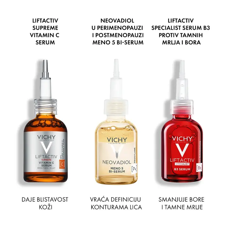 Vichy Neovadiol Meno 5 Bi-serum za kožu u peri i postmenopauzi, 30 ml