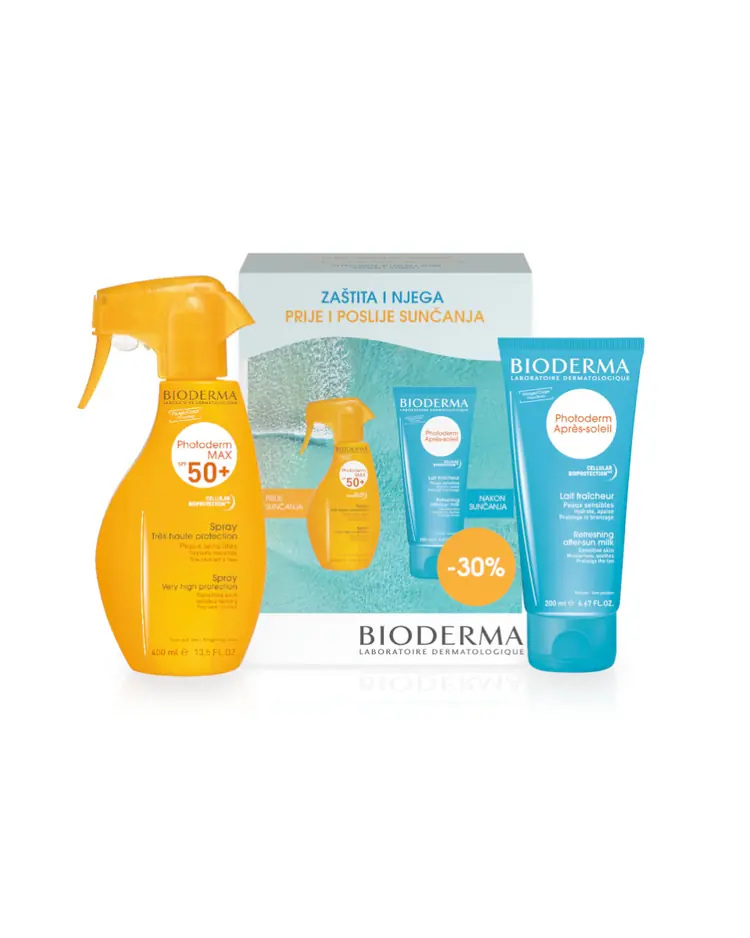 Bioderma Photoderm Max spray SPF50+, 400 ml + After sun, 200ml-0