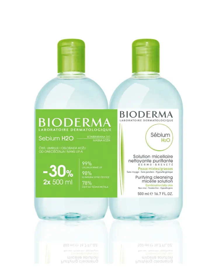Bioderma Sebium H2O, 500 ml bočica