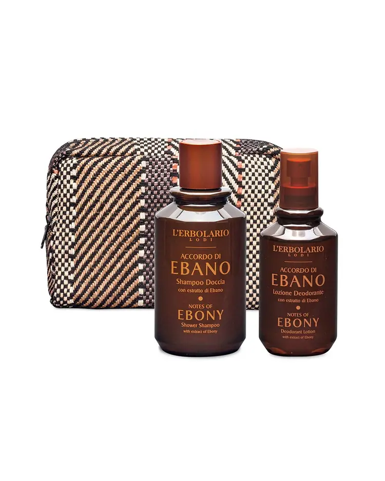 L'Erbolario Accordo di ebano (ebanovina), kozmetički set za tijelo sa šamponom  250+100ml
