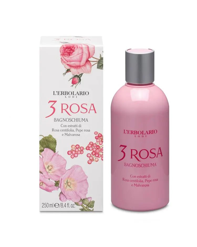 L’Erbolario 3 Rosa kupelj  250 ml