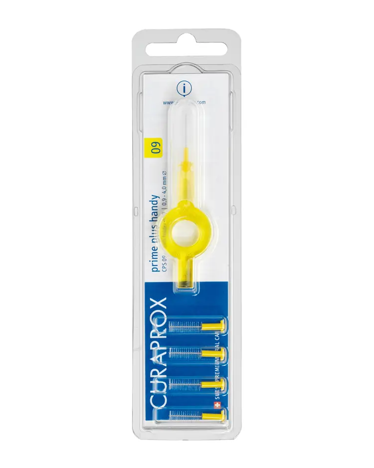 Međuzubna četkica za zube Prime Plus Handy CPS 09 + držač UHS 409 5 međuzubnih četkica Curaprox prime uz 1 plastični držač Curaprox UHS 409