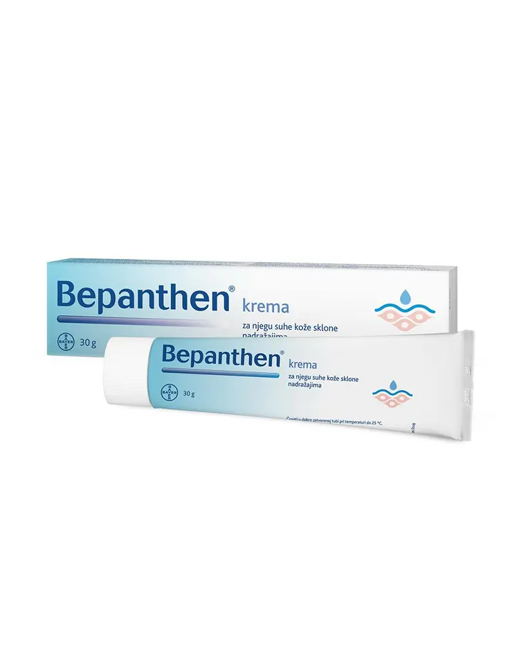 Bepanthen krema za njegu suhe kože sklone nadražajima, 30g