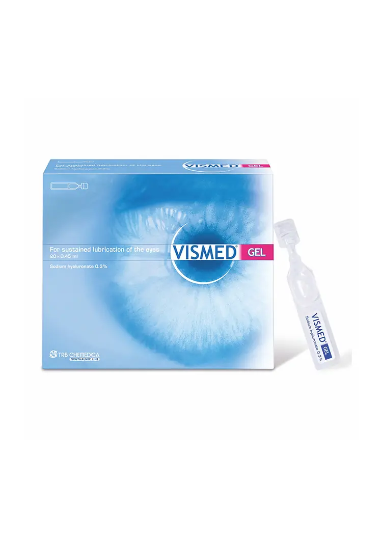 Vismed gel 20 bočica s jednom dozom od 0,45 ml