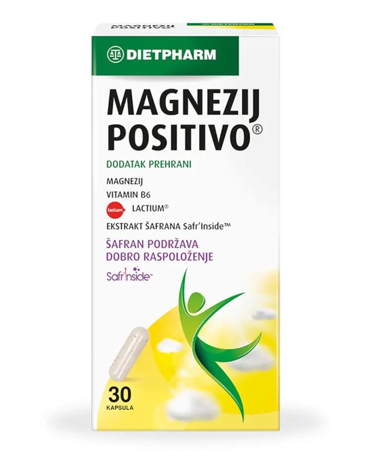 Dietpharm Magnezij Positivo kapsule 30 kapsula