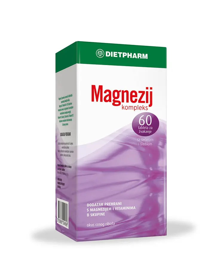 Dietpharm Magnezij kompleks 60 tableta za žvakanje