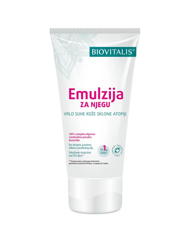 Biovitalis Emulzija za njegu vrlo suhe kože sklone atopiji  150 ml