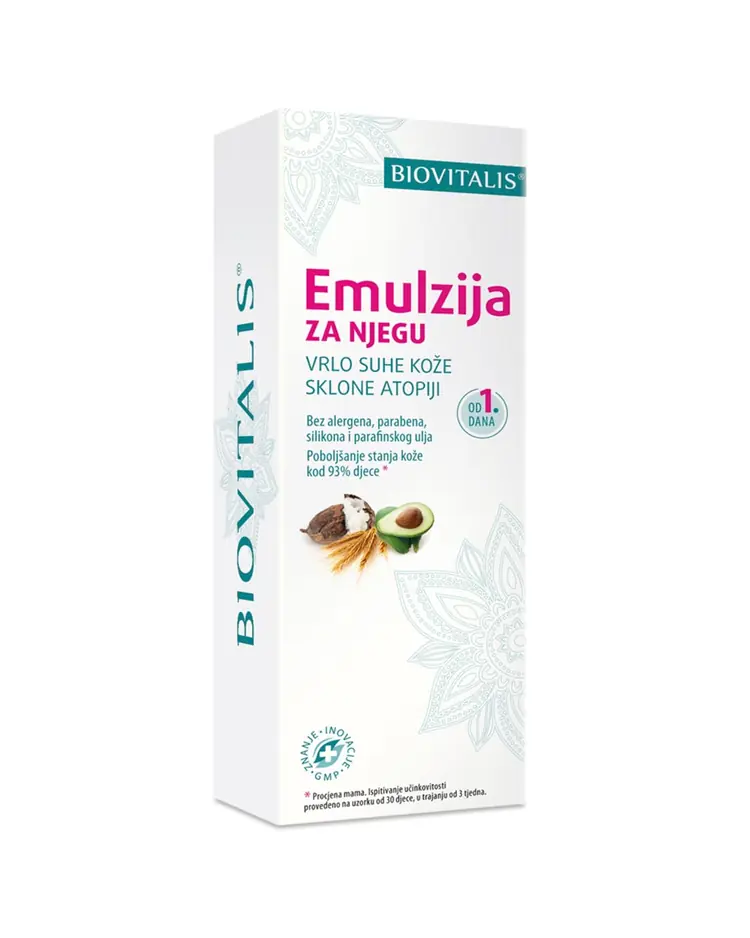 Biovitalis Emulzija za njegu vrlo suhe kože sklone atopiji  150 ml