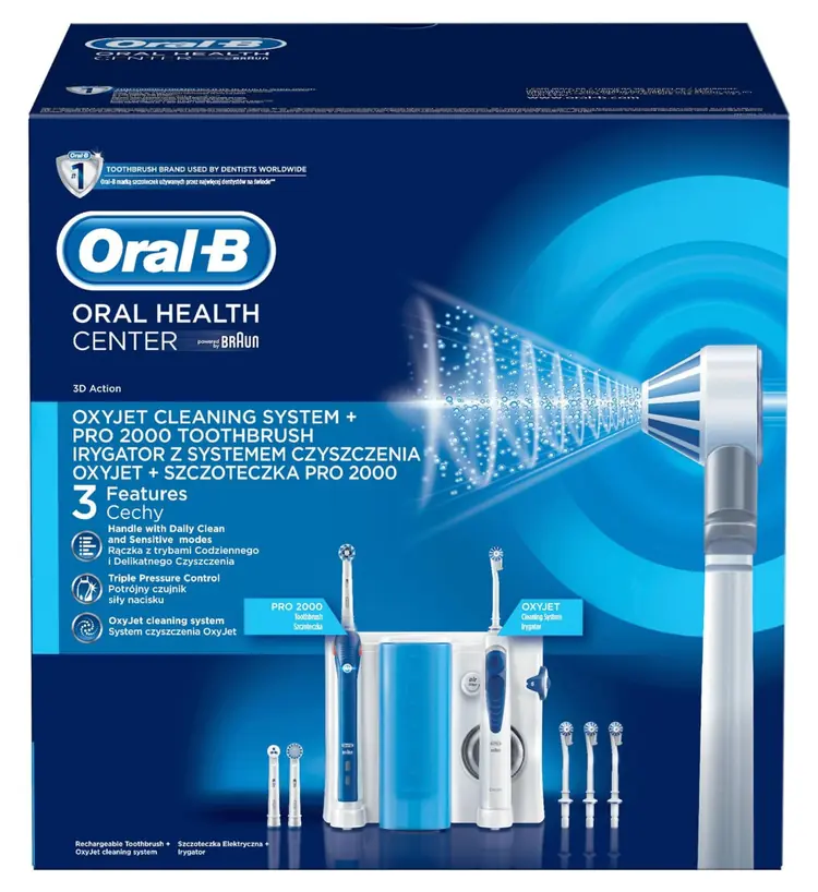 Oral-B centar OXYJET tuš + četkica PRO2000 1 komad