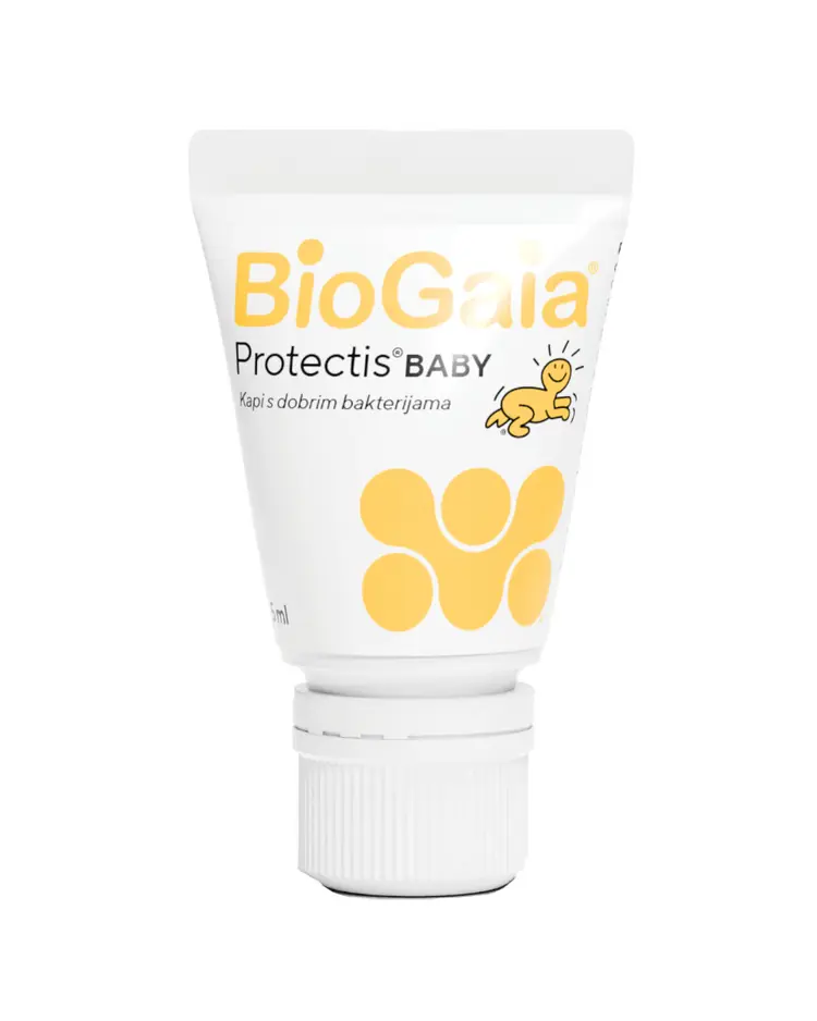 BioGaia Protectis Baby kapi s Lactobacillus reuteri, za normalnu probavu, s kapaljkom za lako i precizno doziranje, 5ml