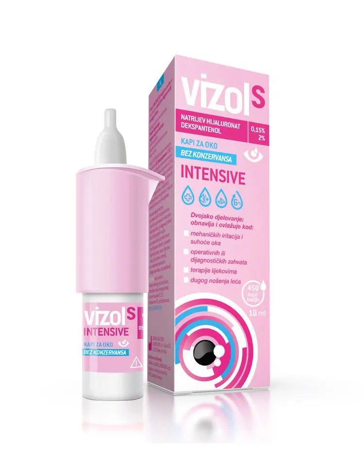 Vizol S Intensive vitaminske kapi za suhe oči 10 ml