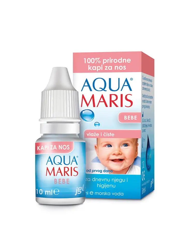 Aqua Maris Bebe kapi za nos, za dnevnu njegu i higijenu,10 ml