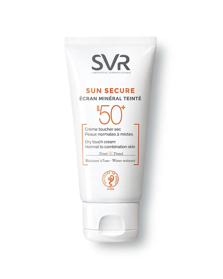 SVR Sun Secure ecran minerlna krema u boji za lice m/m SPF 50+ 50 ml