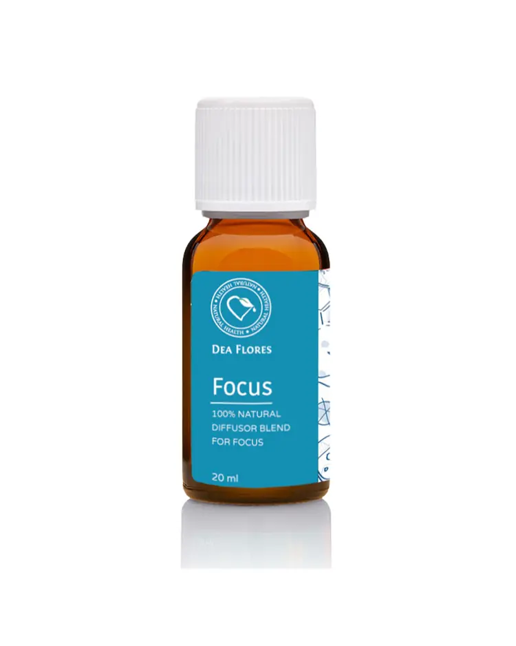 Dea Flores Focus eterično ulje za difuzor, 20 ml