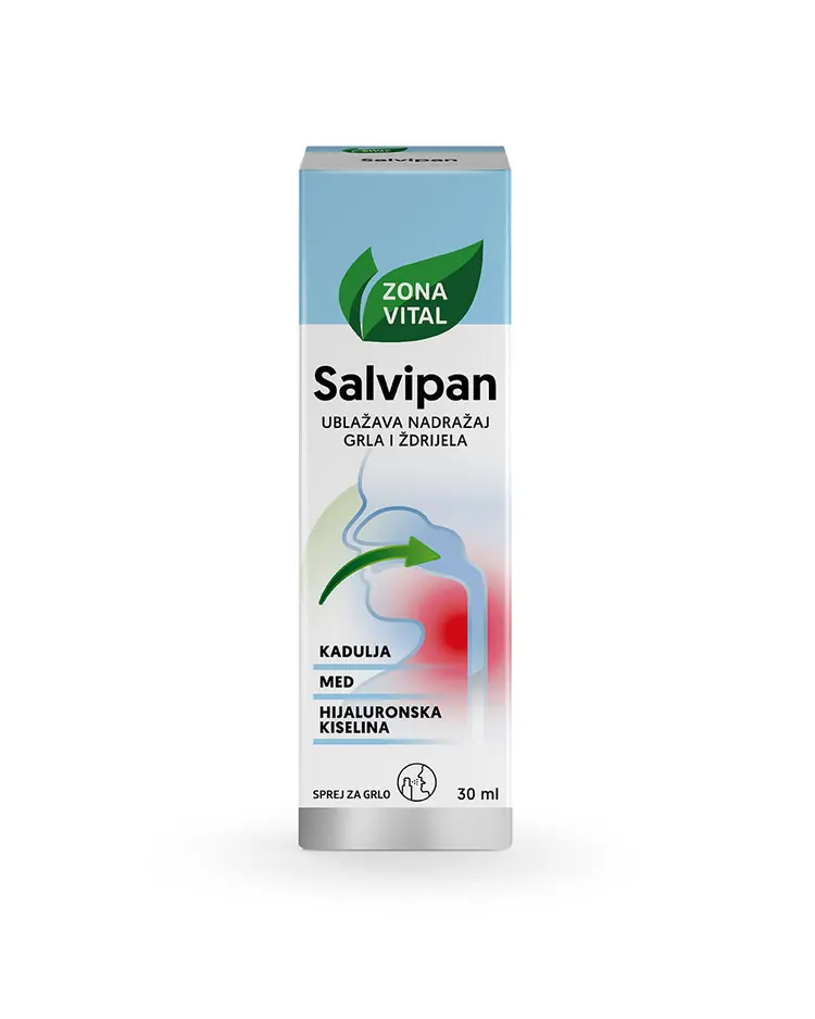 Zona Vital Salvipan sprej za ublažavanje nadražaja grla i ždrijela, 30 ml