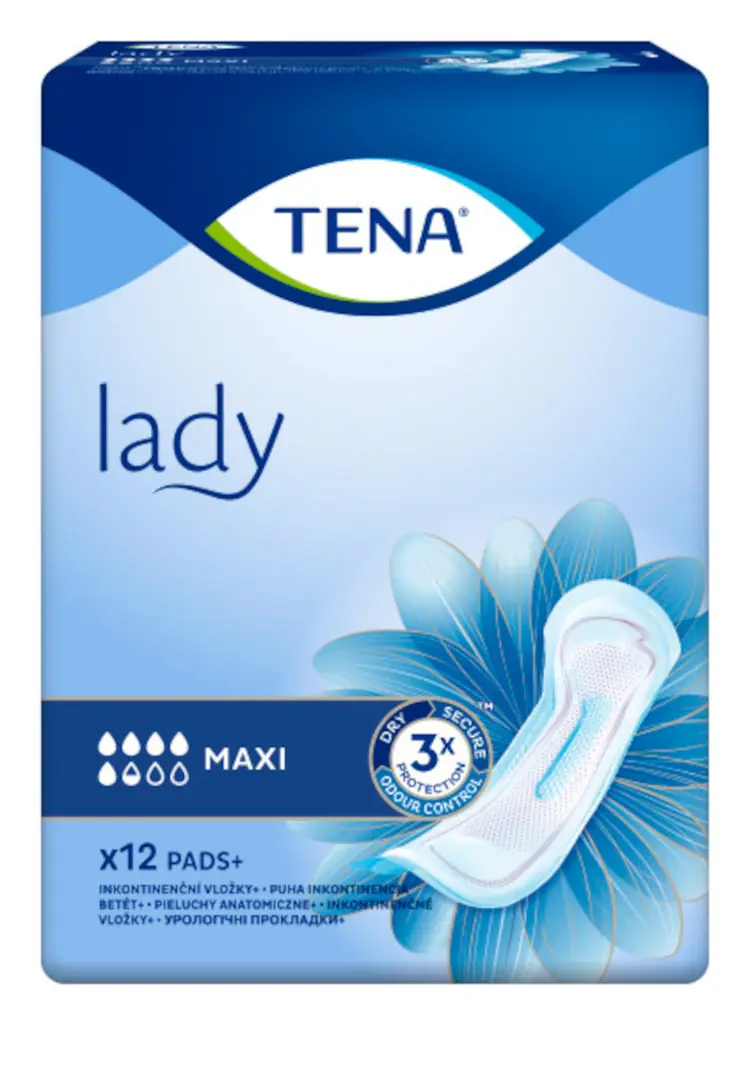 TENA Lady Maxi higijenski ulošci s visokim upijanjem, 12 kom