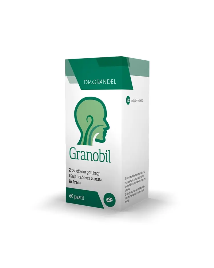 Granobil, 60 pastila za grlo