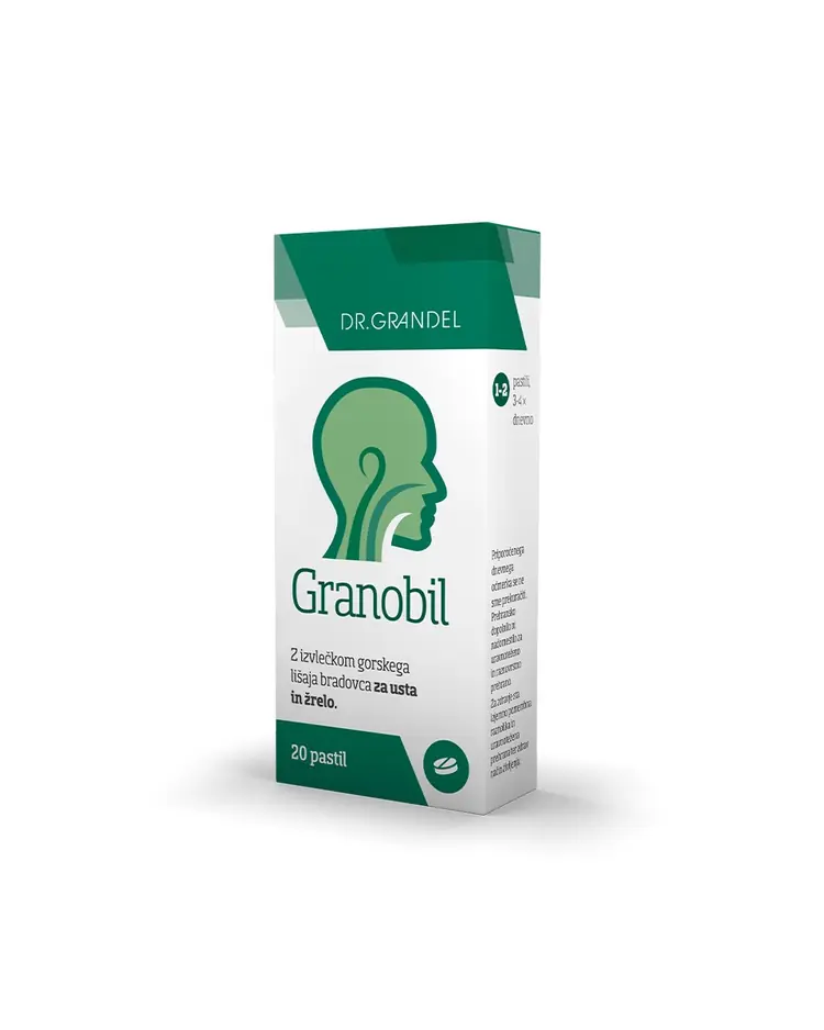 Granobil, 20 pastila za usta i grlo
