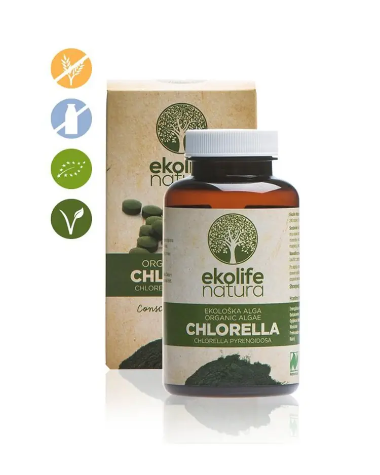 Ekolife natura ekološka alga Chlorella, 240 tableta