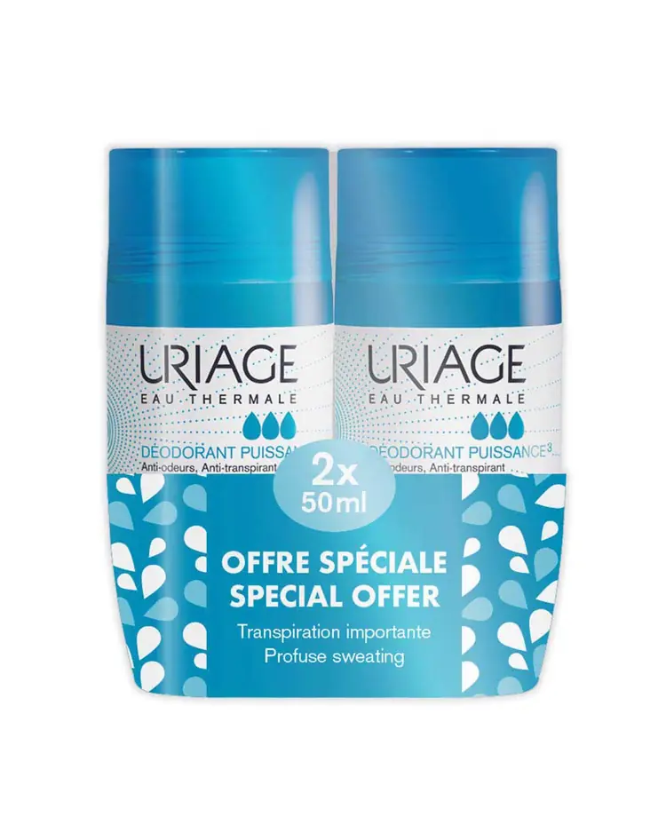 Uriage Duo pakiranje Dodorant 3-activ Roll-on - promotivna cijena