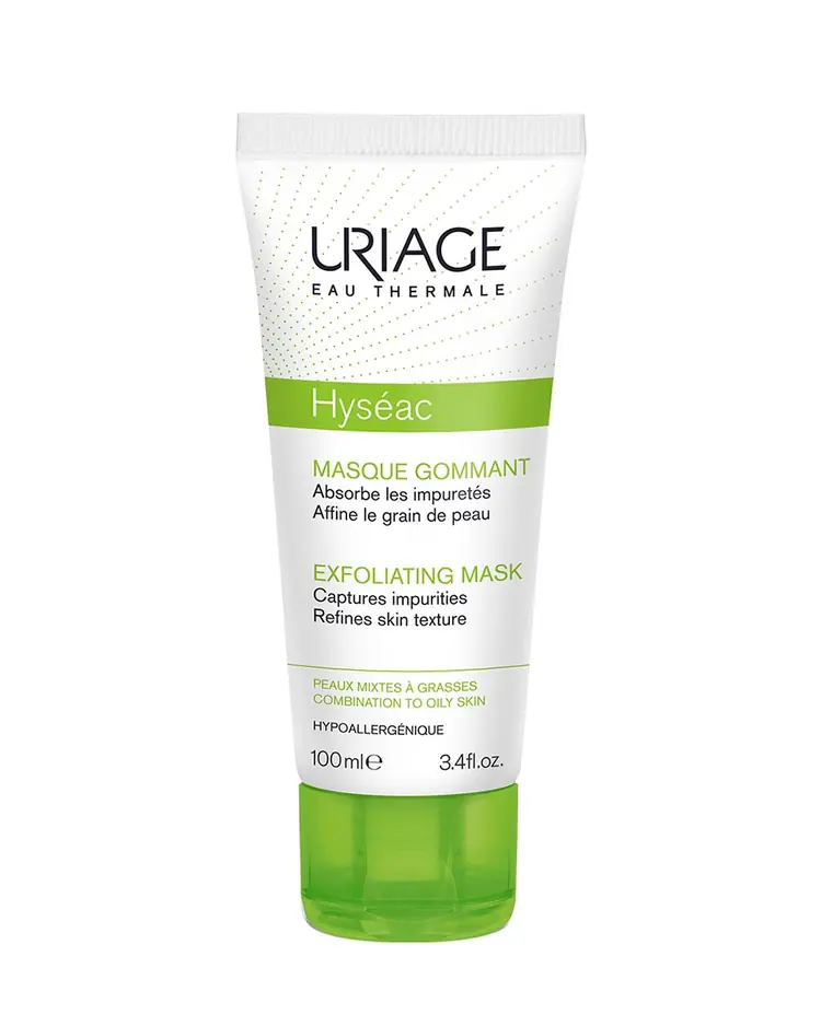 Uriage Hyséac 2 u 1 piling i maska  100 ml