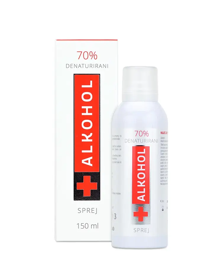 Denaturirani alkohol 70% 150 ml