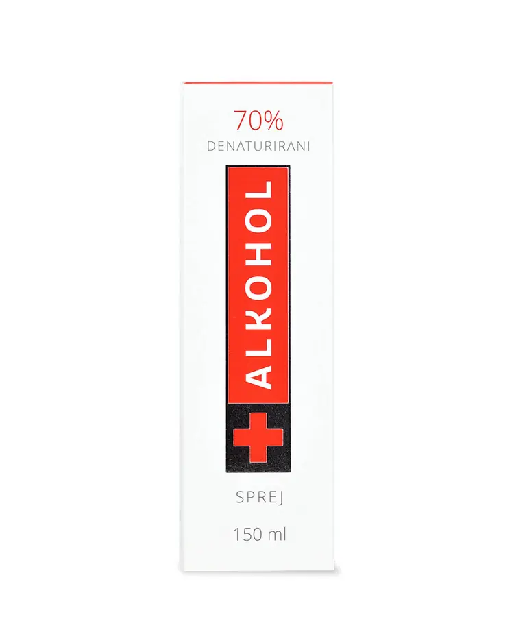 Denaturirani alkohol 70% 150 ml