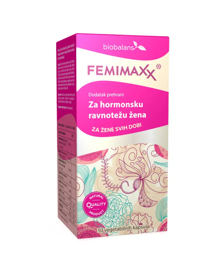 Femimaxx 50 vegetabilnih kapsula za hormonsku ravnotežu žena
