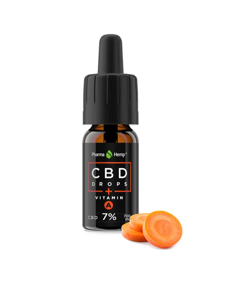 PharmaHemp CBD kapi 7% (+ vitamin A)    10 ml / 0.338 fl.oz. ℮