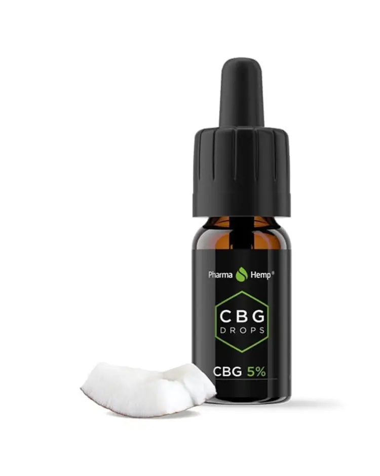 PharmaHemp CBG kapi 5%     10 ml / 0.338 fl.oz. ℮