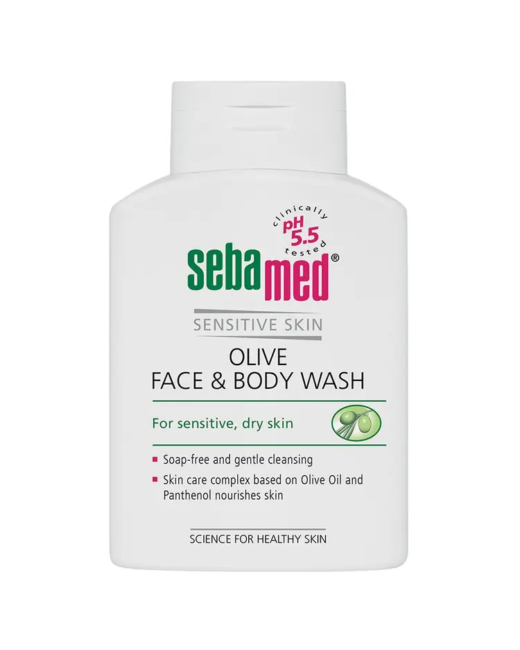 Sebamed Gel za pranje lica i tijela s maslinovim uljem 200 ml