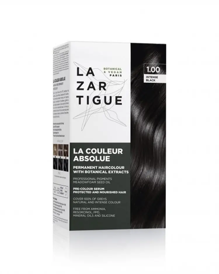Lazartigue Boja za kosu INTENSE BLACK (intenzivno crna) 1.00-0