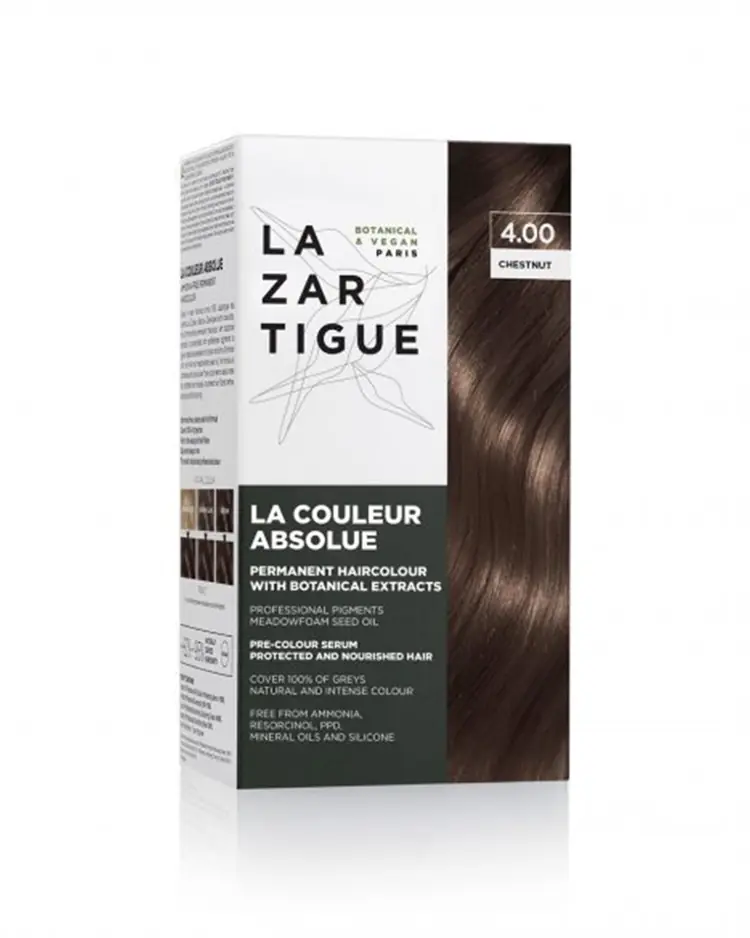 Lazartigue Boja za kosu CHESTNUT (kesten) 4.00-0
