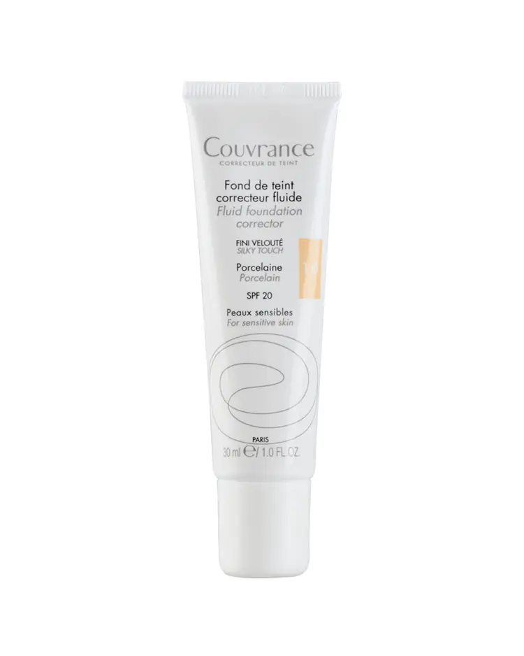 Couvrance korektivni tekući puder - SPF 20
Porcelaine (1.0) 30 ml tuba s aplikatorom
