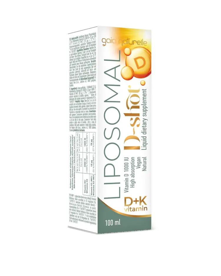 Vitamin D3 1000 IU + K2 liposomalni 250 ml