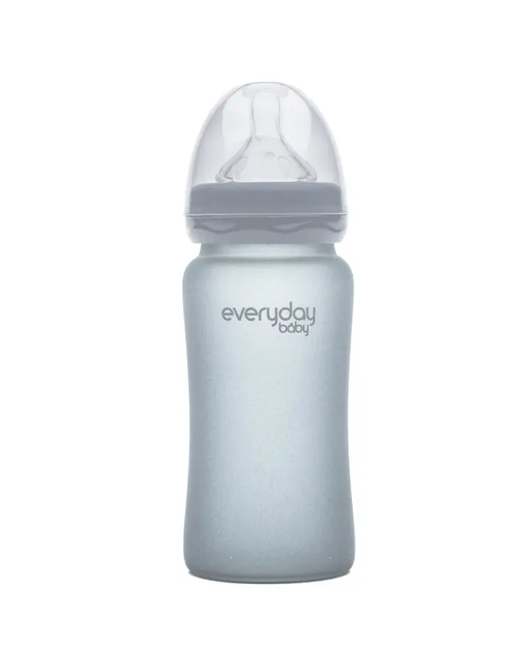 Everyday baby staklena bočica 240ml Healthy+, siva 1 komad