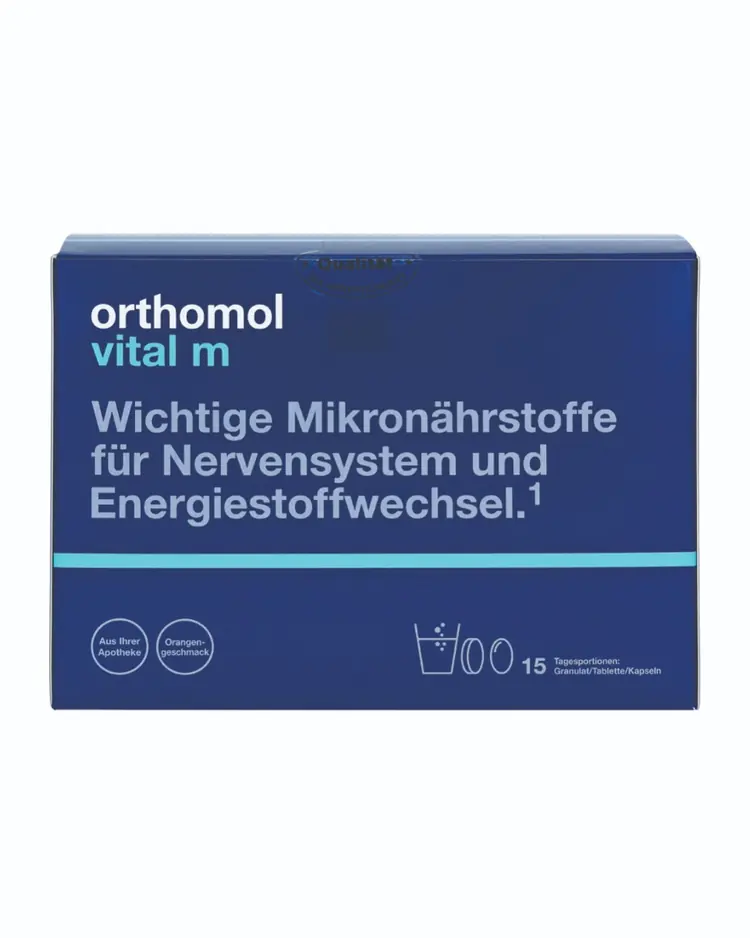 Orthomol Vital m 15 naranča prah/tableta/kapsule