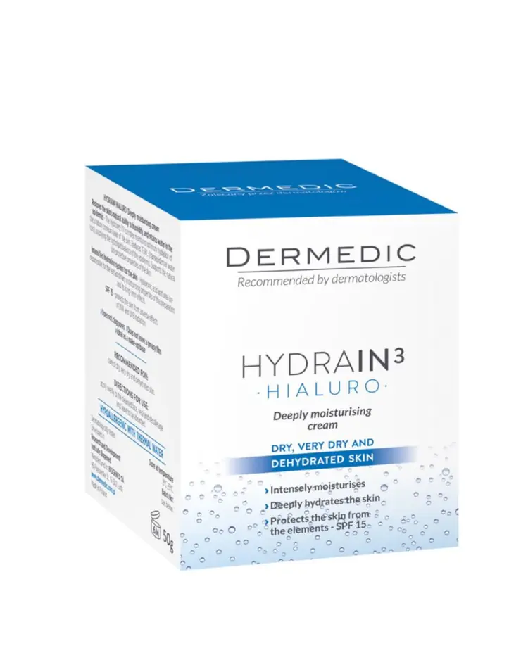 DERMEDIC HYDRAIN3 hranjiva hidratantna krema SPF15 50 ml
