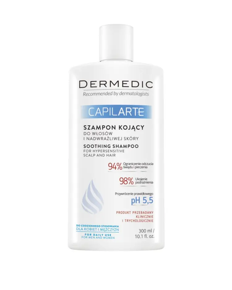 DERMEDIC CAPILARTE umirujući šampon za osjetljivo,iritirano vlasište 300 ml