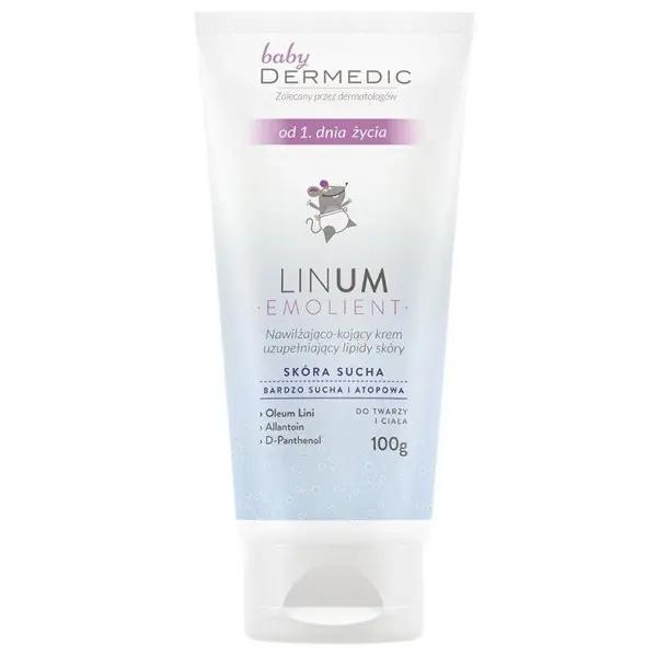 DERMEDIC LINUM EMOLIENT Baby lipidna  obnavljajuća i umirujuća krema 100ml