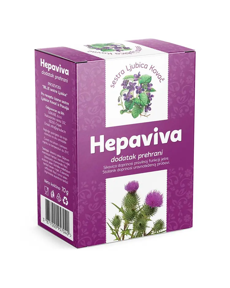 Hepaviva čaj sikavica i stolisnik