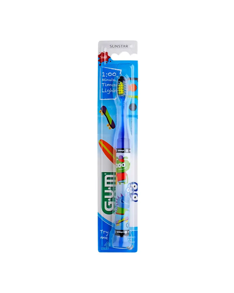 GUM svjetleća četkica za zube, plava